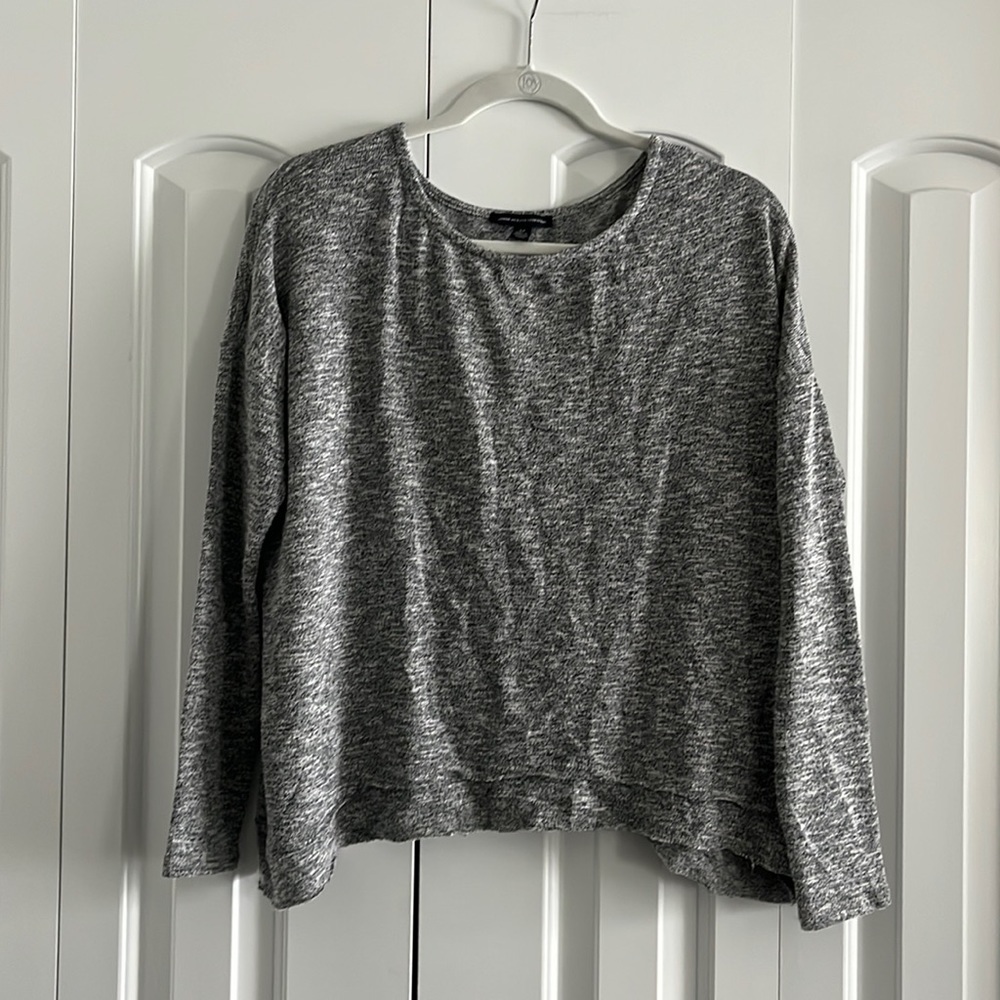 Womens cross open back sweater